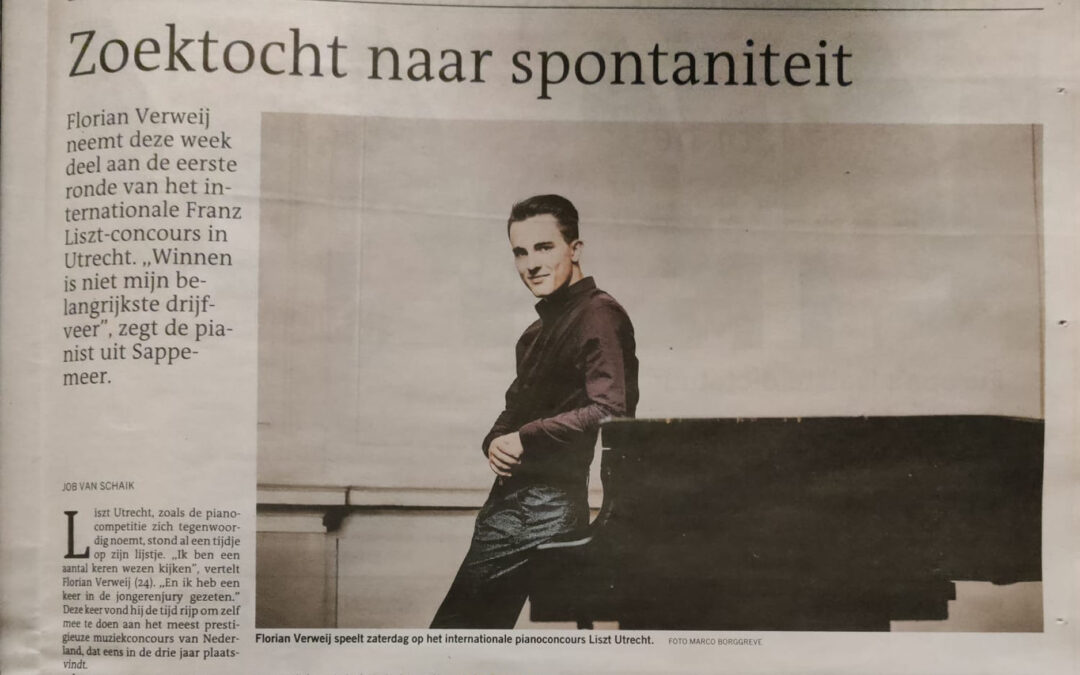 Krantenartikel interview Florian Verweij in Dagblad van het Noorden
